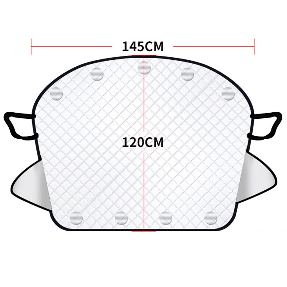Pare-soleil antivol universel de voiture | 145X120cm, pare-brise de voiture, Film avant fenêtre arrière, bloc de neige