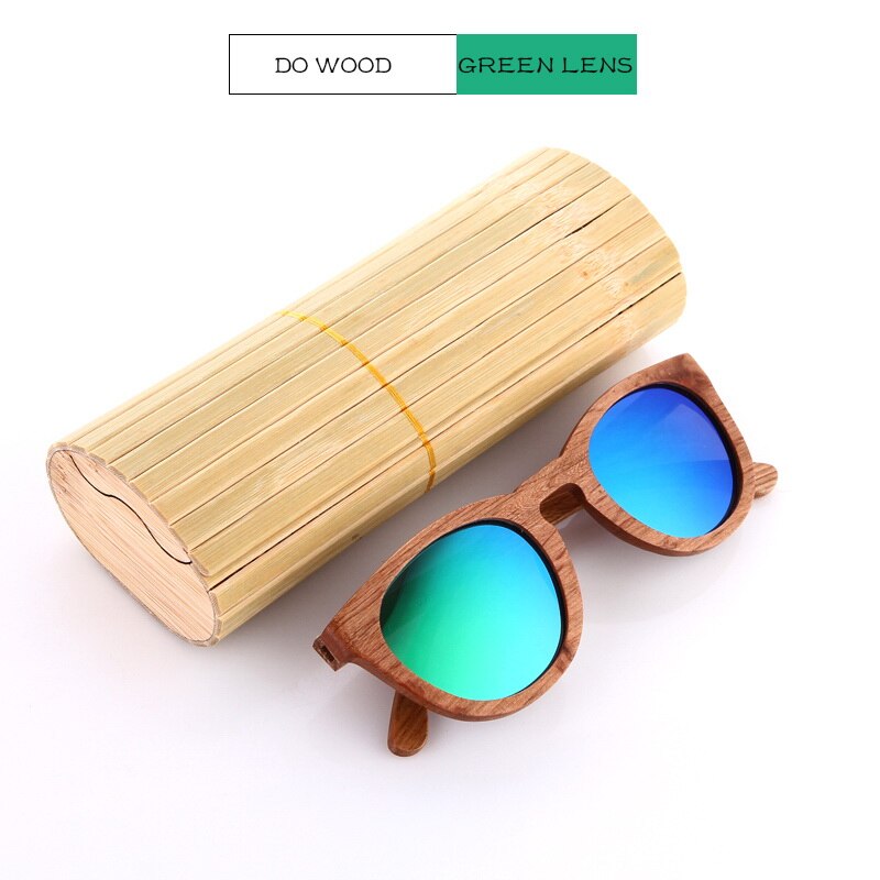 EZREAL Real Top Bamboe Hout Houten Zonnebril Gepolariseerde Handgemaakte Hout Mens Sunglass Zonnebril Mannen Gafas Oculos De Sol Madera: 8