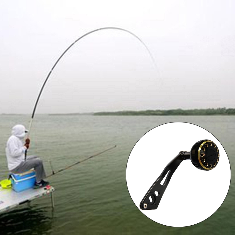 Visserij-reel Power-handvat Enkele knop Armgreep voor draaiend visgerei Tool