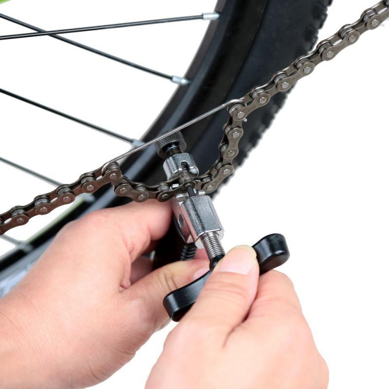 Bicycle Chain Breaker Splitter Portable MTB Bicycle Cutter Bike Hand Repair Chain Repair Removal Tool and Bike Chain Hooks