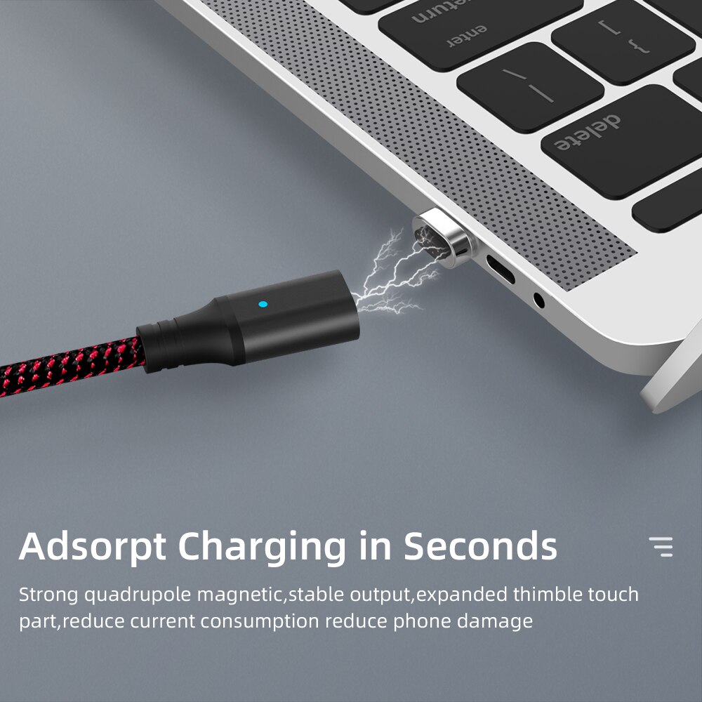 5A Magnetische Usb Kabel Micro Usb Type C Naar Usb C Kabel Met Usb A Connector Multifunction 100W Pd lader Usb C Snelle Oplaadsnoer