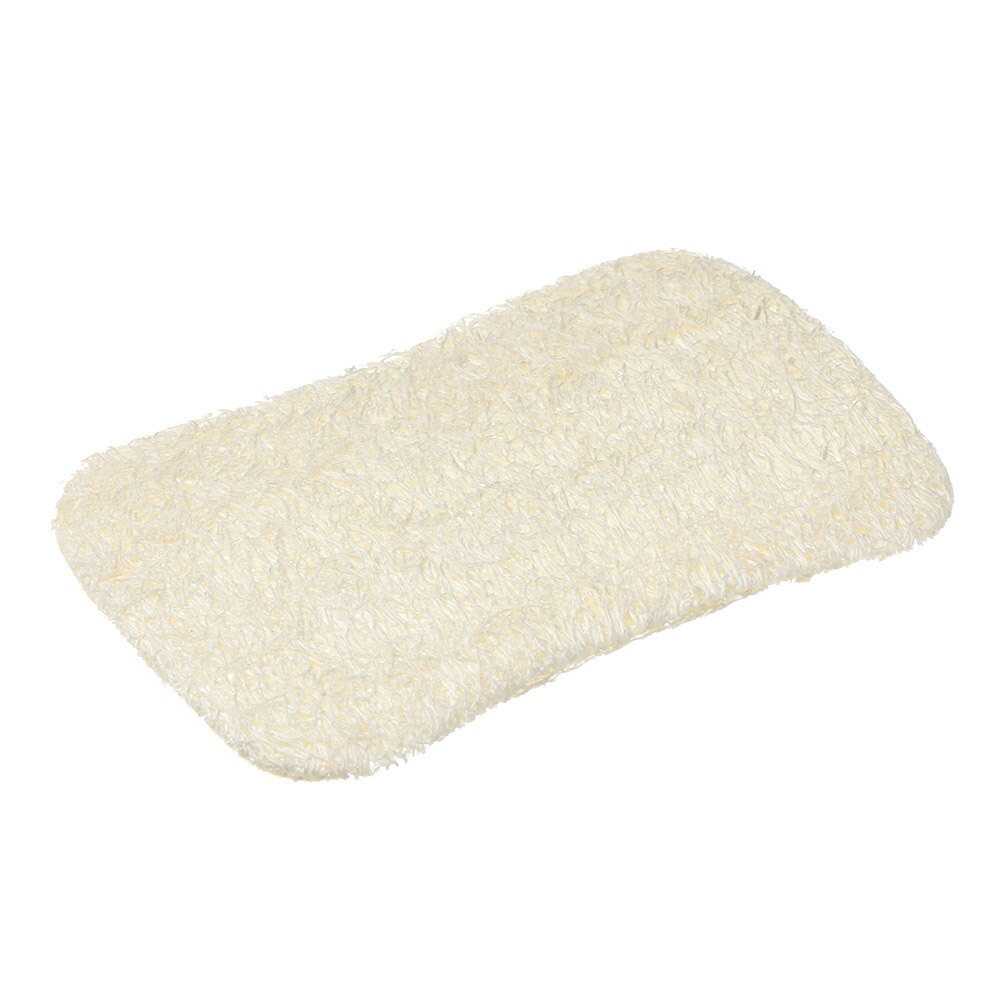 Schotel Loofah Spons Biologisch Afbreekbaar Schrobben Kokos Sponzen Kokosnoot Houten Pulp Schuursponsje Fiber Scrubber Voor Keuken: square-Loofah