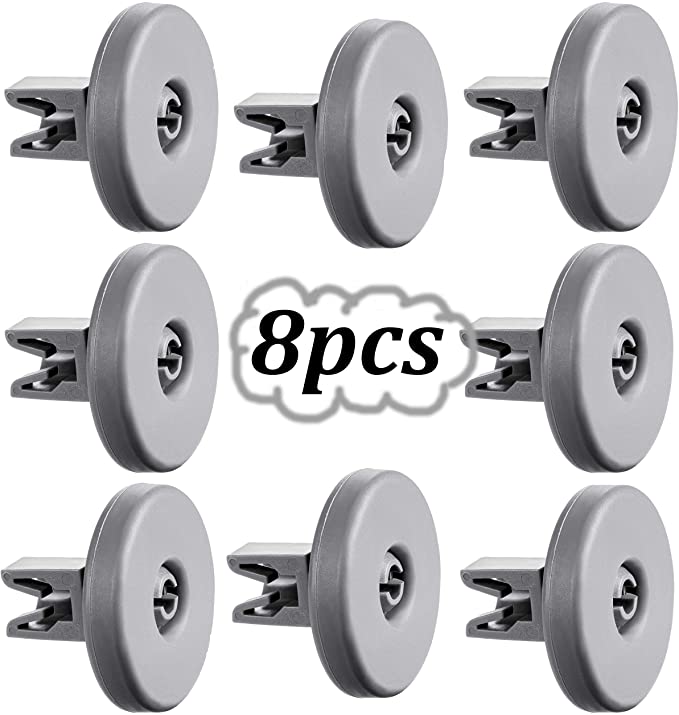 8PCS Dishwasher Basket Wheel for Aeg Favorit Privileg Zanussi Dish Washer Spare Parts Accessories
