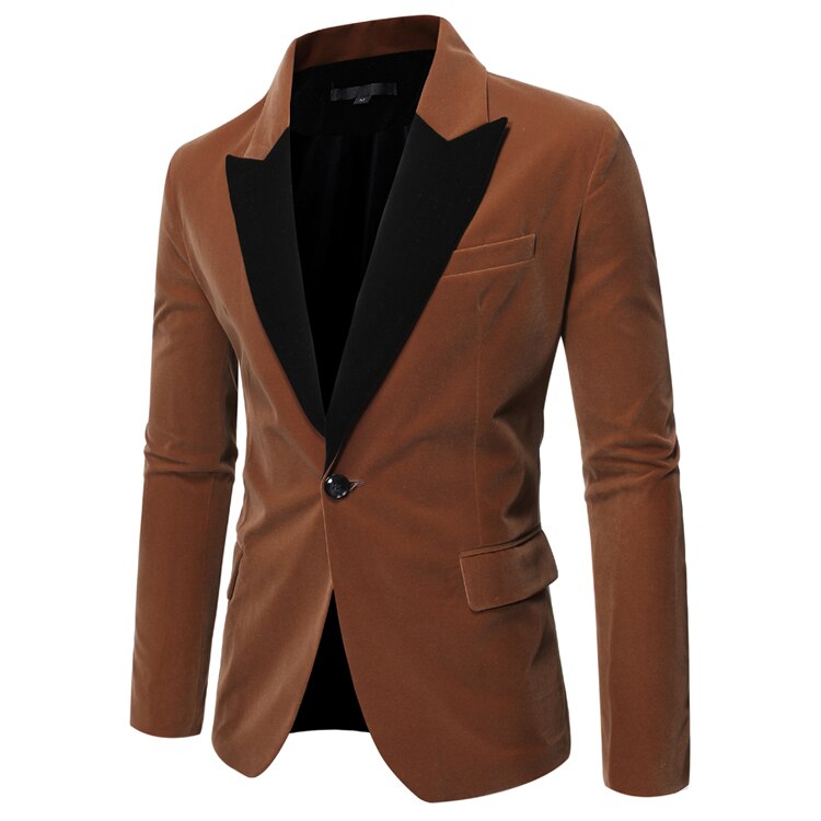 Herrkläder fritidskostym herr kavaj masculino slim fit enkelknapp formell scen bröllopsklänning kavaj kostym jacka plus size