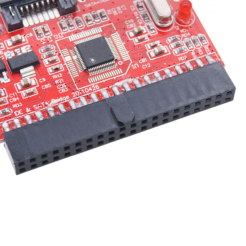 Adattatore da IDE a SATA convertitore da SATA a IDE conversione bidirezionale 100/133 scheda riser HDD/SSD/CD/DVD per PC desktop JM20330 patata fritta