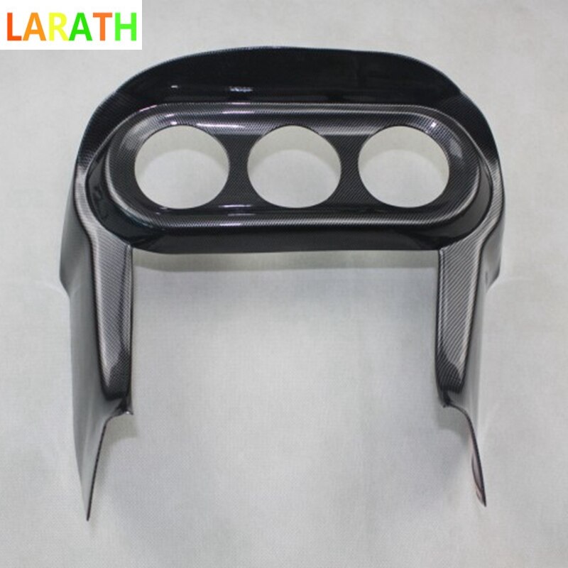 For Mitsubishi Lancer Carbon Fiber Dashboard Instrument Panel Box Trim Cover Bezel Molding Accessories
