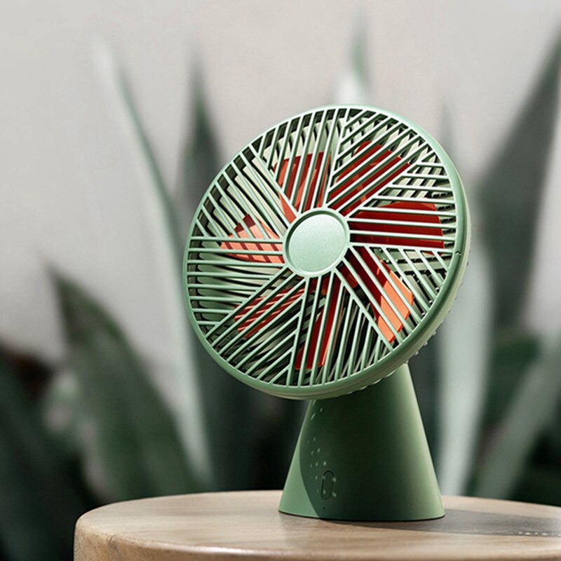 Desktop Rainforest 7 Leaf Fan Rechargeable Desktop Home Bedside Fan: Default Title