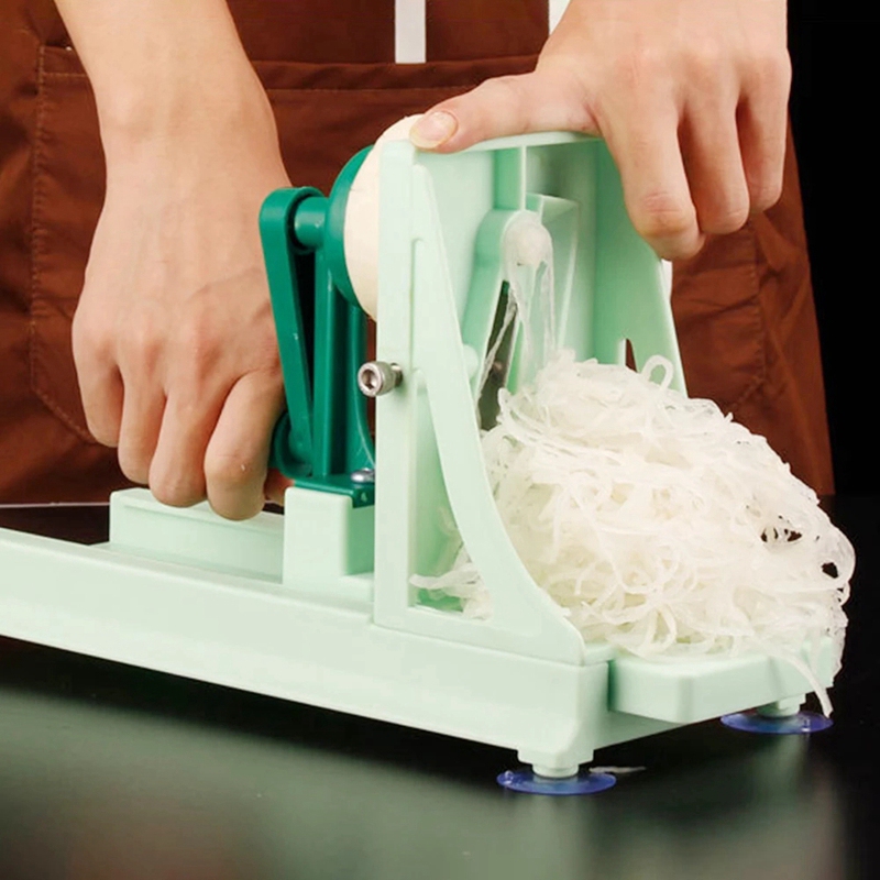Multifunctional Vegetable Cutter Manual Food Spiral Slicer Kitchen Gadgets Kitchen Tools Gadgets Spiral Grater Cutter