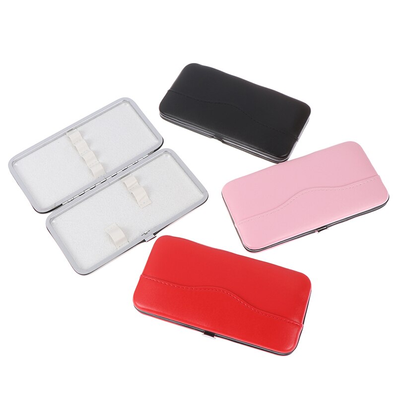 1PCS Eyelash Extension Tweezer Storage Box Tweezers Organizer Case Box Makeup Eyelash Nail Tweezers Bag