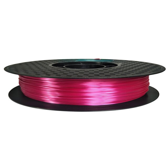 PLA włókno jedwabne 1.75MM 250g błyszczące PLA 3D drukarki Filament 0.25kg jedwabna tekstura PLA 3D DIY materiały do drukowania kolor Dropshipping: Rose Red 250g