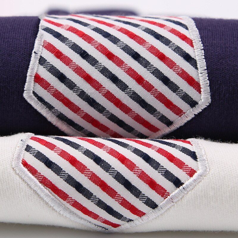 Baby Bibs Cotton Waterproof Cartoon Pilot Uniform Pattern Saliva Towel Boys Girls Toddler Newborn Feeding Burp Cloths CL5248