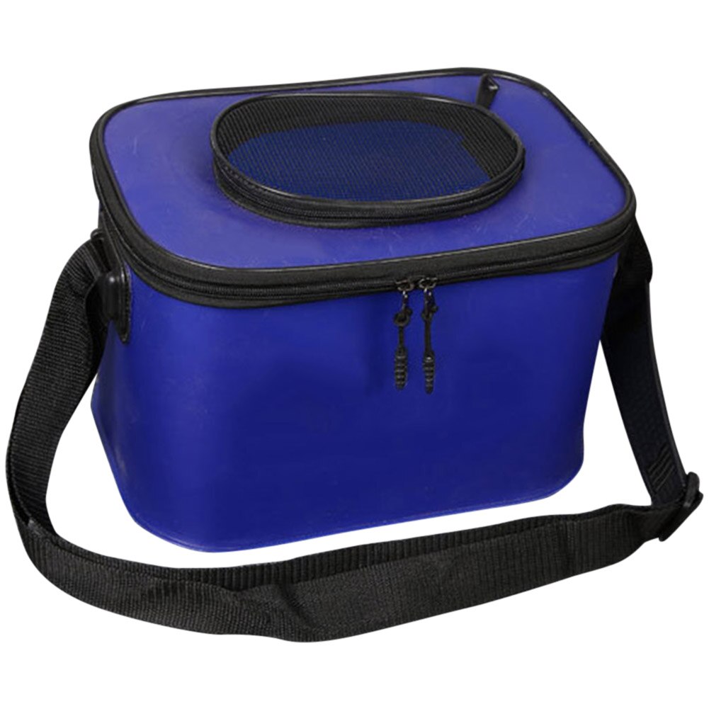 seau d'eau pliable baril voiture nettoyage lavage seau boîte de rangement pour Camping en plein air pêche XD88: blue size 1