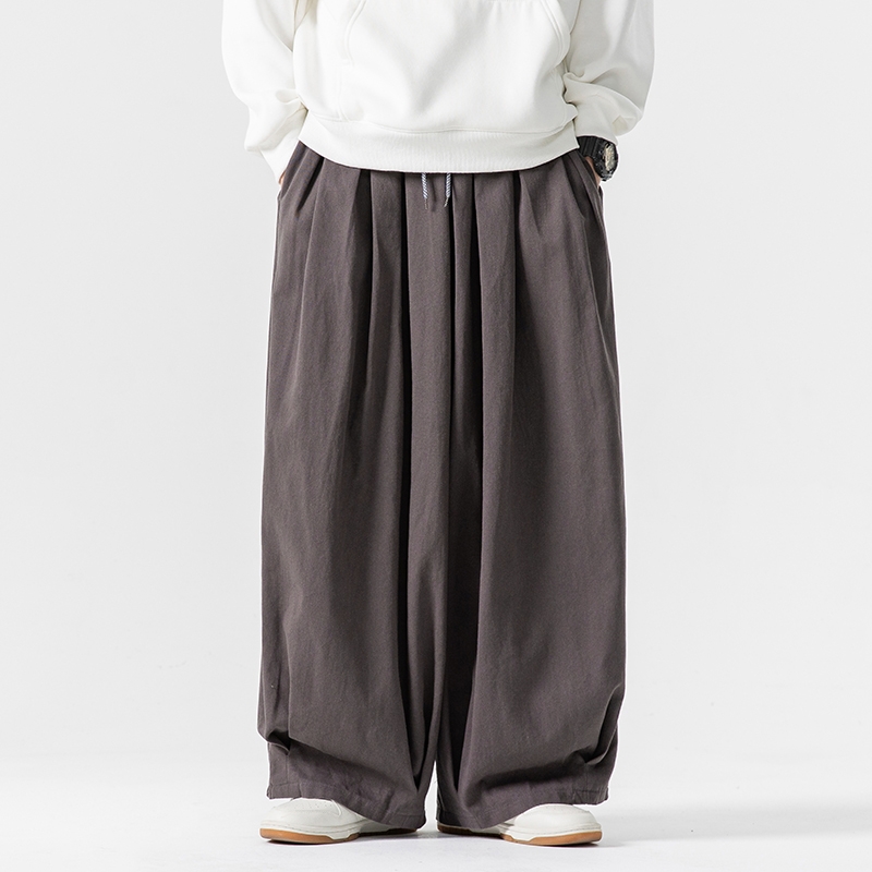 Stora herrbyxor med vida ben och elastisk midja, joggingbyxor med herrbyxor, casual, harembyxor, baggy, herr, mjukisbyxor, stor storlek 5xl