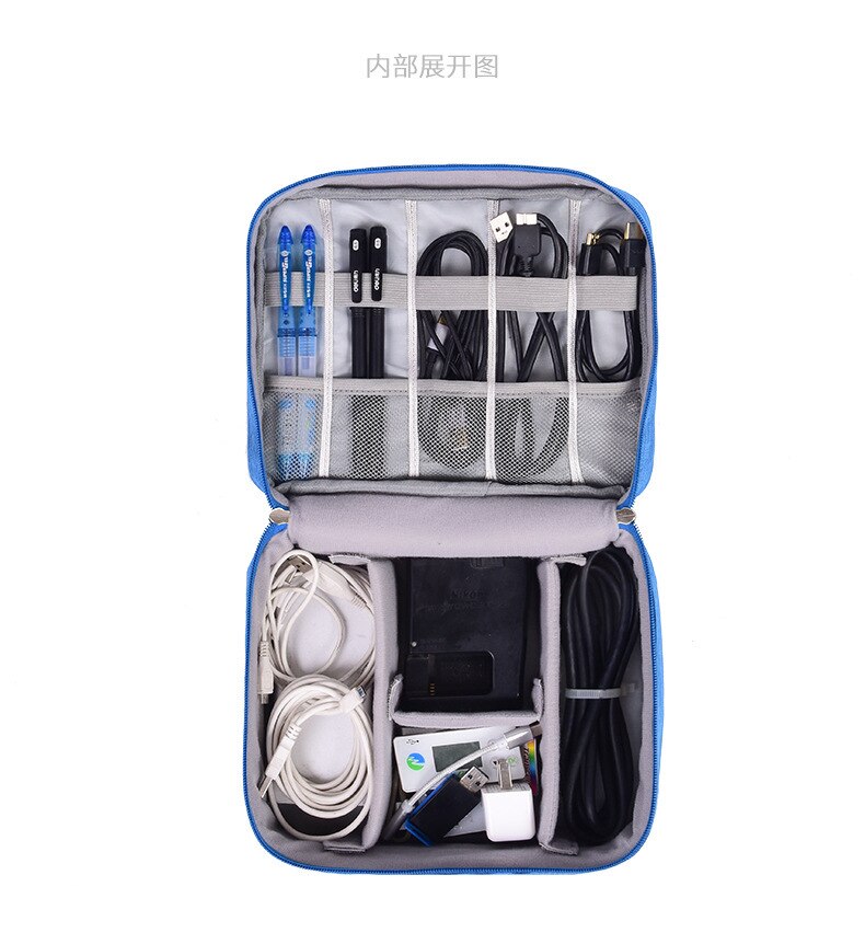 Organizer tas usb waterdichte reis opbergtas elektronische digitale kabel oortelefoon gadget reis opbergtas datakabel organizer