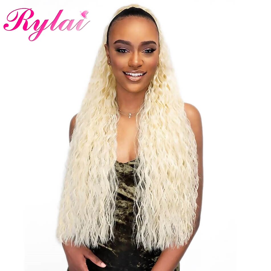 Ponytail Extensions With Clip In Hair Extensions Synthetic Drawstring Ponytail For Women Pony Tail Hair Extensions By RYLAI: T2-613
