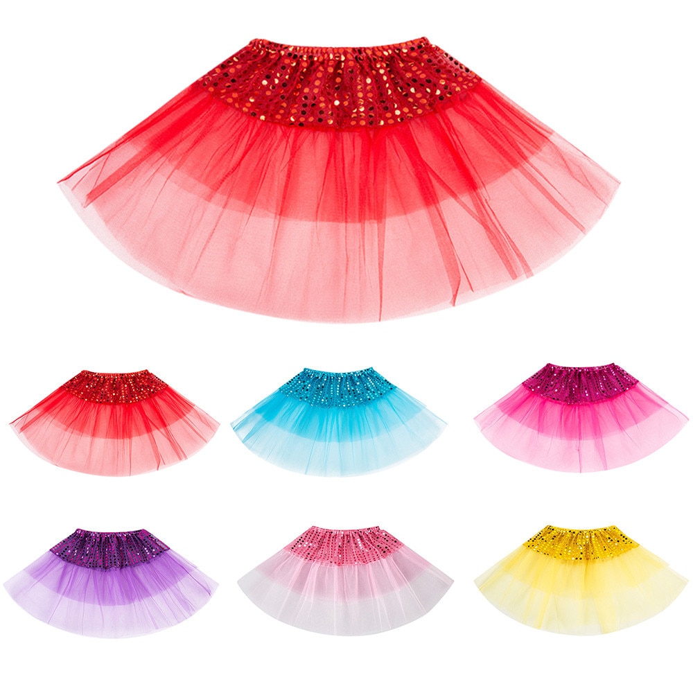 Kids Girls Ballet TuTu Princess up Dance Skirts Wear Costume Party Cute Skirt Baby Skirts Ball Gown kids clothing 2 - 7 Years
