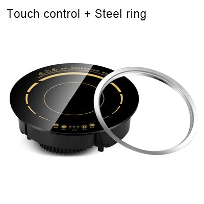 DMWD-cuisinière à Induction ronde électrique, 3000W, avec contrôle du fil embarqué, sans fil, tactile, plaque de cuisson, plaque de cuisson, ue: Touch control Ring