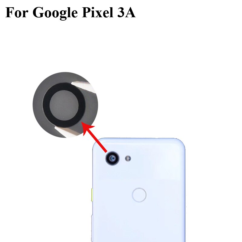 Voor Google Pixel 3A 3 Een Back Rear Camera Glas Lens Repairment Reparatie Onderdelen Test Goede Pixel3A