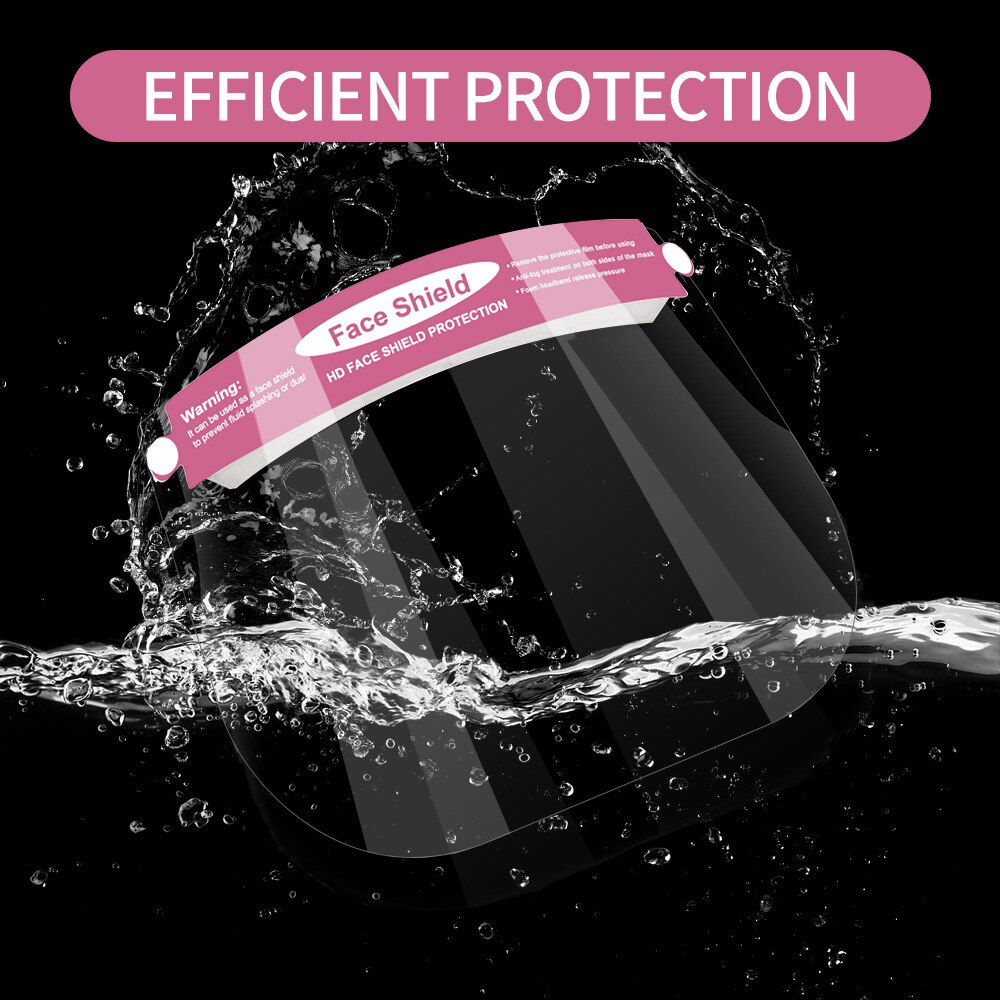 2pcs 10pcs Children Faceshield Clear Full Face Cover Prevent Anti-fogging anti-splash Anti-dust adjustable Eyes Sheild Cover