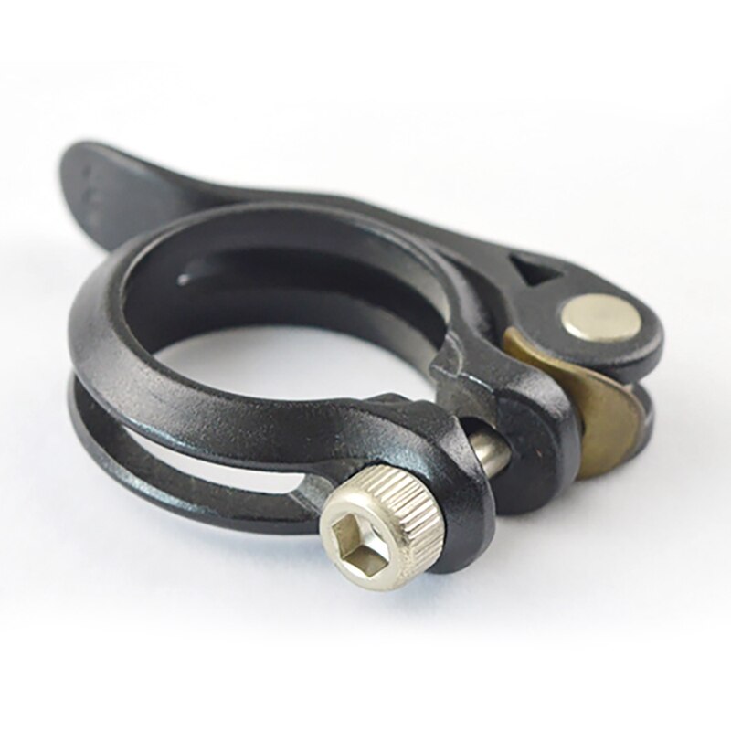 Fiets Zadelpenklem Quick Release Bike Zadelpenklem Zandstralen Aluminium 34.9Mm