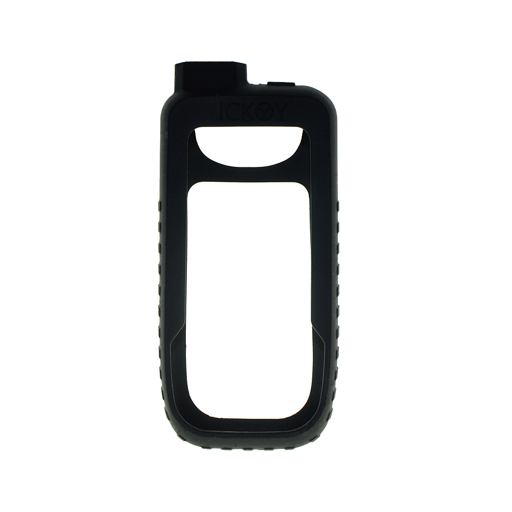 Protector de pantalla de vidrio templado 9H + funda protectora de silicona para Garmin GPSMAP 67 67S 67ST 66SR 66 66ST 66S GPS de mano: Negro