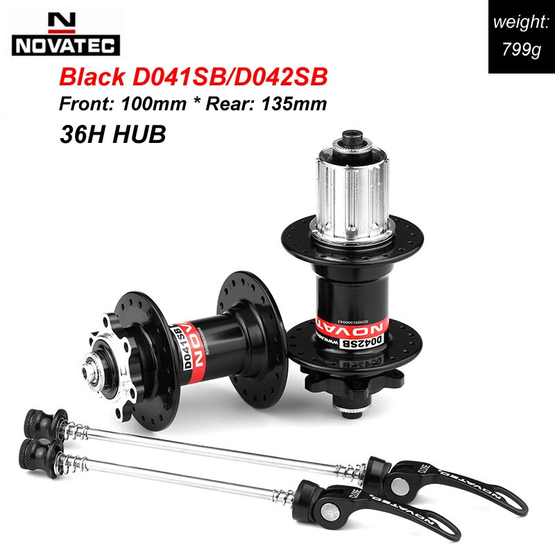 Novatec Mountainbike Hub D041SB D042SB Disc Kaart Brake 28/32/36 Gaten Mtb Road Fiets Hubs Lager Qr 32H 8/9/10/11/12 Speed