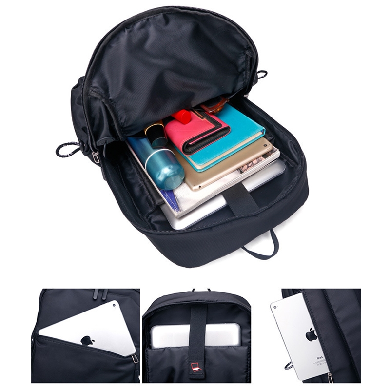 Large Capacity Travel Backpack Youth Student Schoolbag Men Student Waterproof Backpack USB Charging Interface Laptop Backpack