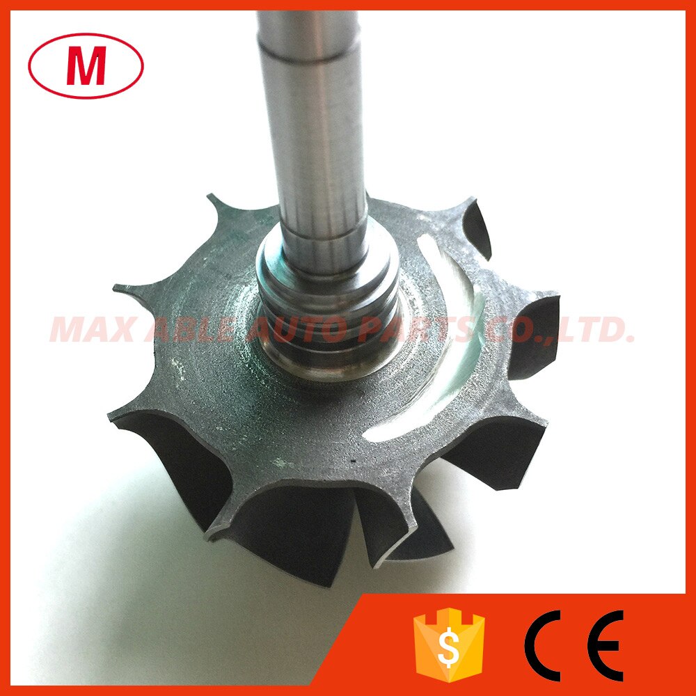 GT2871R GT2876R Ball bearing Turbocharger Turbo turbine shaft&wheel/turbine wheel/Turbine shaft 47.00mmx53.80mm 9 blades 113mm