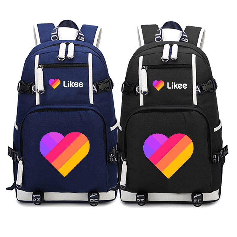 Casual Russia Style Likee Backpack Daily Back to School Mochila LIKEE Teens Boys Girls Rucksack