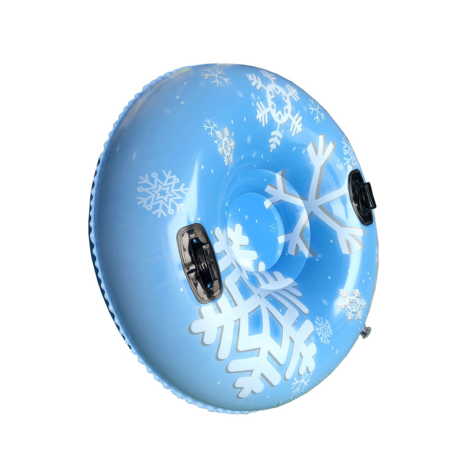 Adulte PVC gonflable anneau de Ski flocon de neige impression neige Tube cercle traîneau flottant planche de luge hiver Ski noël jouet