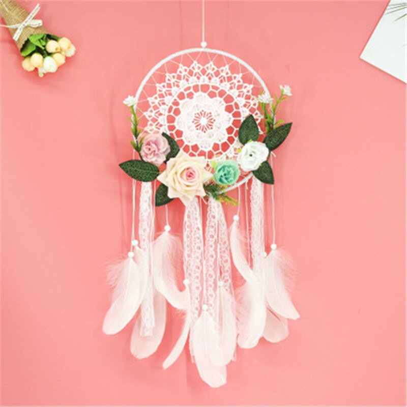 Lune et étoile macramé tapisserie murale suspendus Boho lune étoiles capteur de rêves tenture murale pendentif pour enfants filles chambre décoration: Chocolat