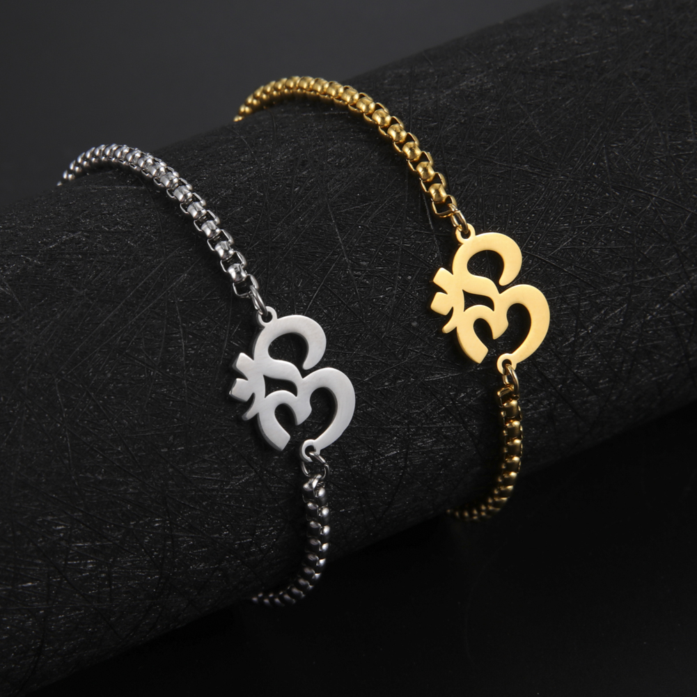 Teamer Jahrgang frauen Armbinde Edelstahl Reize Kasten Verknüpfung Kette Amulett Schmuck Wicca Wikinger Zubehör Pentagramm: Silber / dunkel Gold