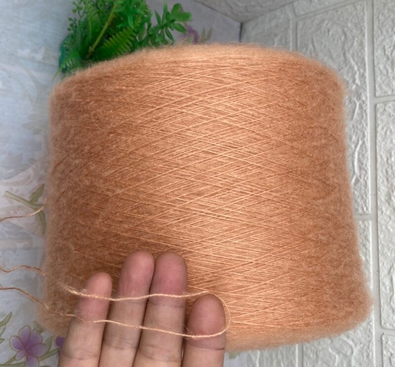 Begrænset 520g super smuk pink blød helse plys mohair garn til strikning baby økologisk akryl vævet hækletråd  x5177: 12
