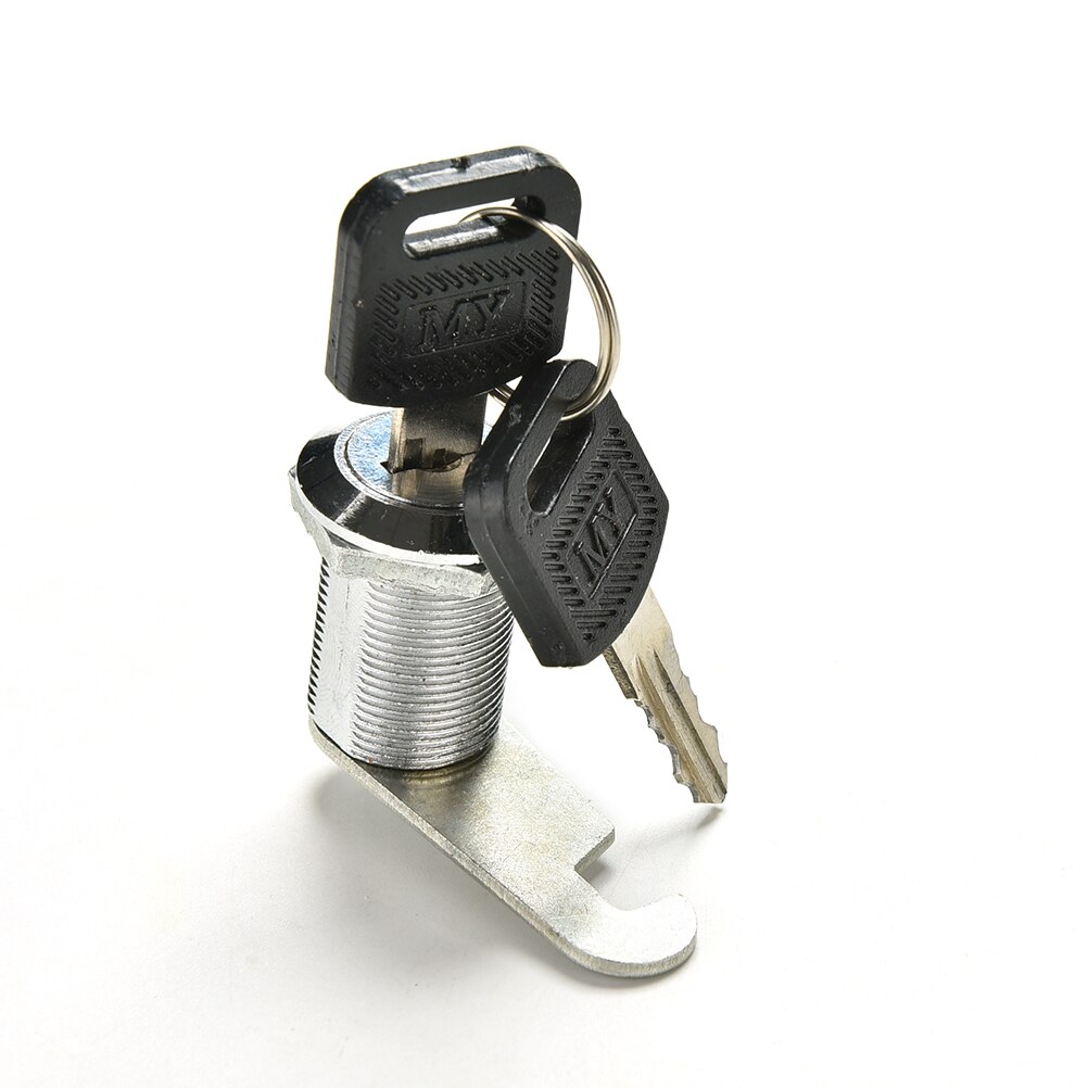 Samme nøgle 16/20/25/30mm skuffelåse med 2 nøgler lås møbler hardware dørkabinetlås til kontorbord brevboks kamlåse: 25mm