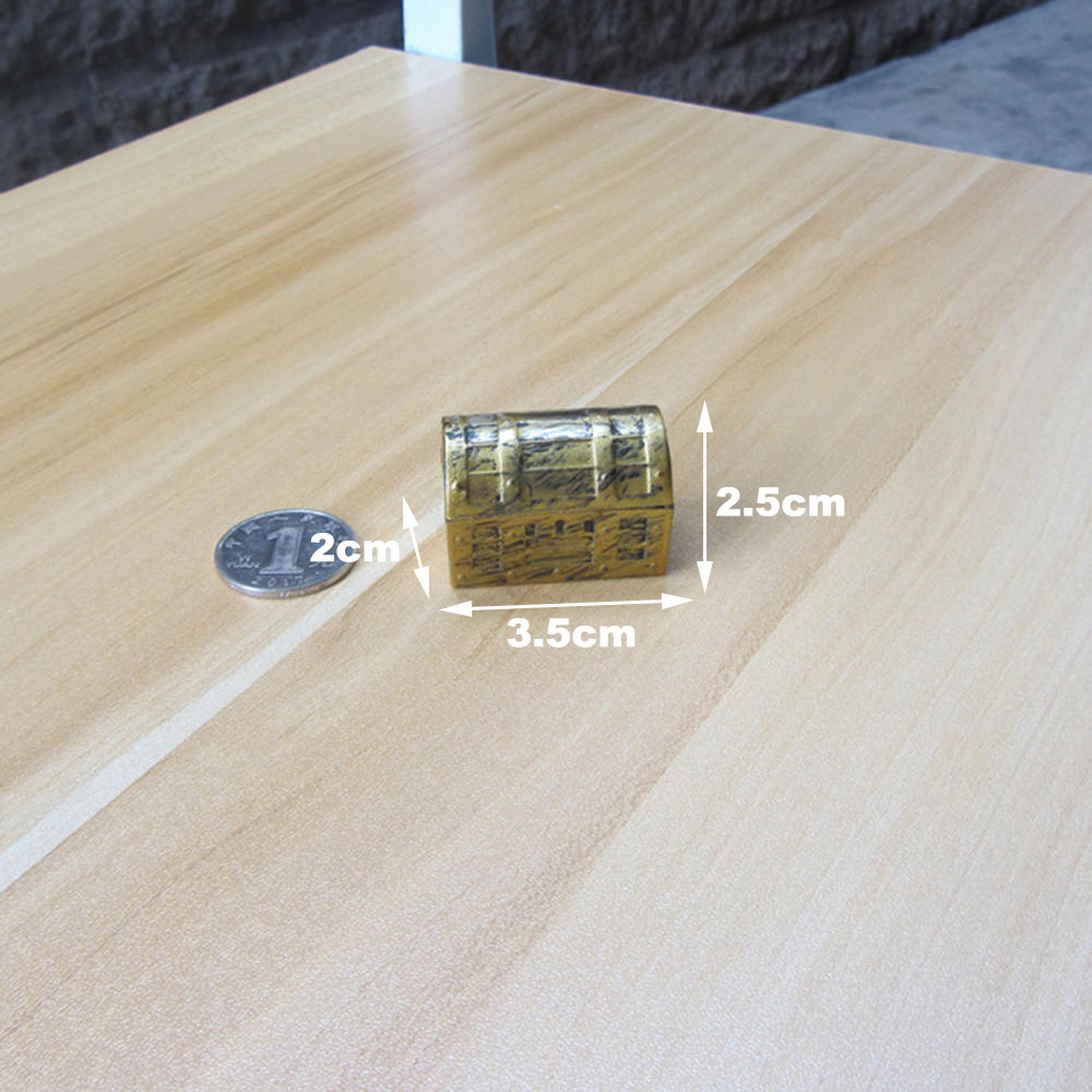 Plastic Pirate Treasure Box Crystal Gem Jewelry Box Storage Organizer Chest Box Treasure For Jewelry Gem Trinket Box: Mini S