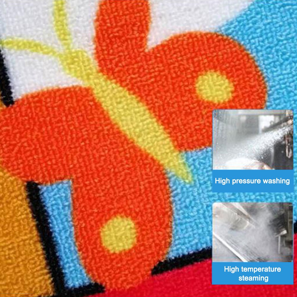 Hopscotch Grid Mat Play Space And Room Decor Machine WashableStrong Woven Floor Carpet, Children’s Classroom Bedroom Study