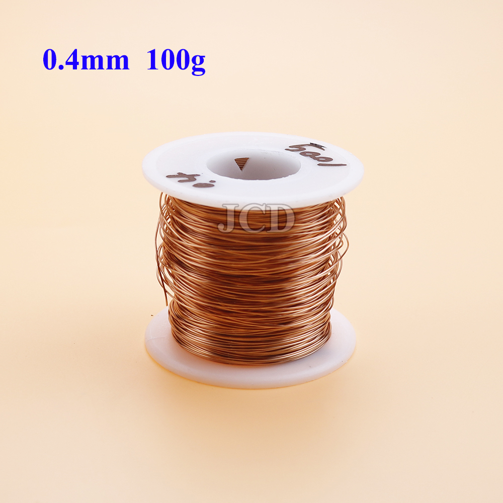 10m/50m/100m enameled copper wire enameled wire electromagnetic coil winding wire manufacturing electromagnet copper wire: Blue