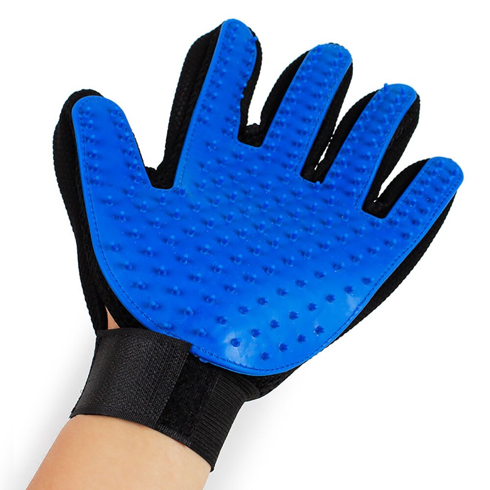 Guantes para Cepillar el pelo de mascotas para Cepillar el pelo para el cuidado de perros, masaje de gatos, peines de silicona, guante de depilación para perros para limpieza de mascotas