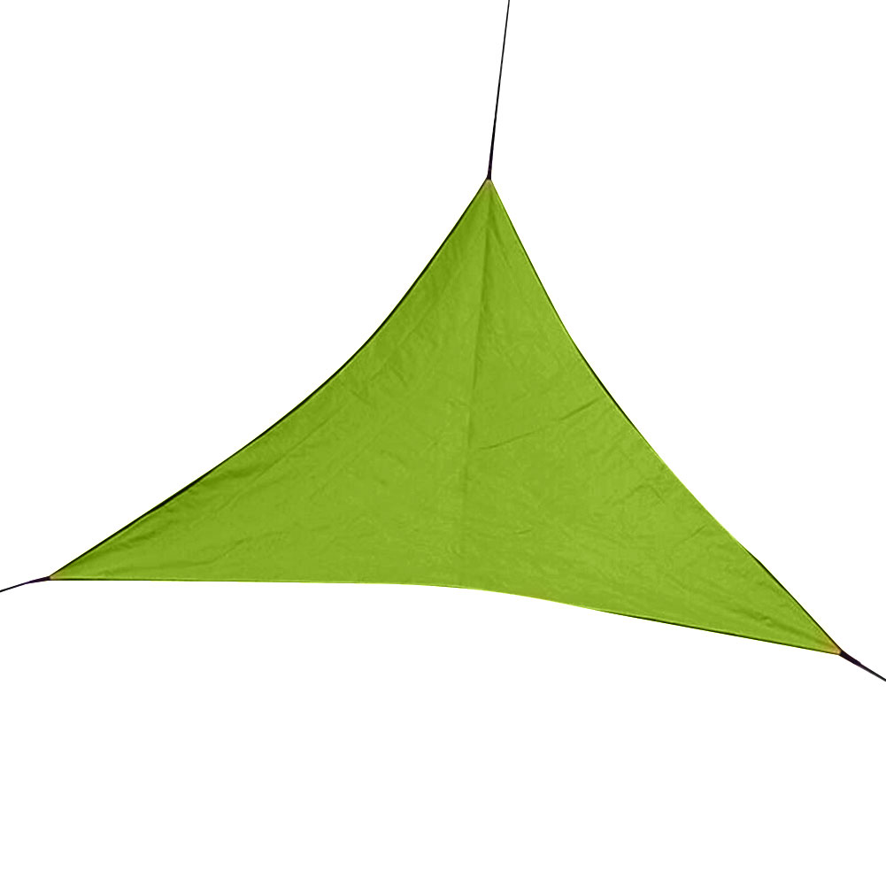 3/4/6m Outdoor Awnings Triangle Sun Shelter Sunshade Tent Canopy Garden Patio Camp Awning Cloth Garden Shade Tools: Army Green 6m