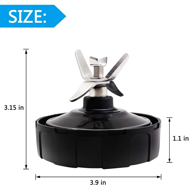 7 Fins Extractor Blades Replacement Part Bottom Blade for Ninja Blender for Nutri Ninja Blender Accessories