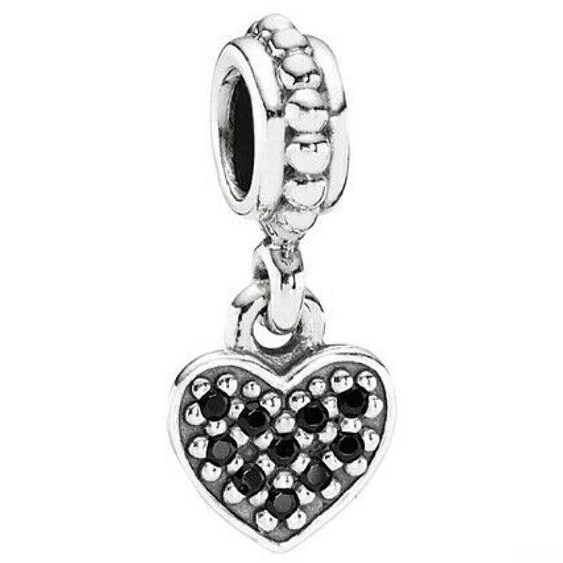 Pendentif à breloques en argent Sterling 925, lanternes en forme de cœur, de lune, d'étoile, de fleur, perles adaptées à un Bracelet de bijoux à la , DIY: 1