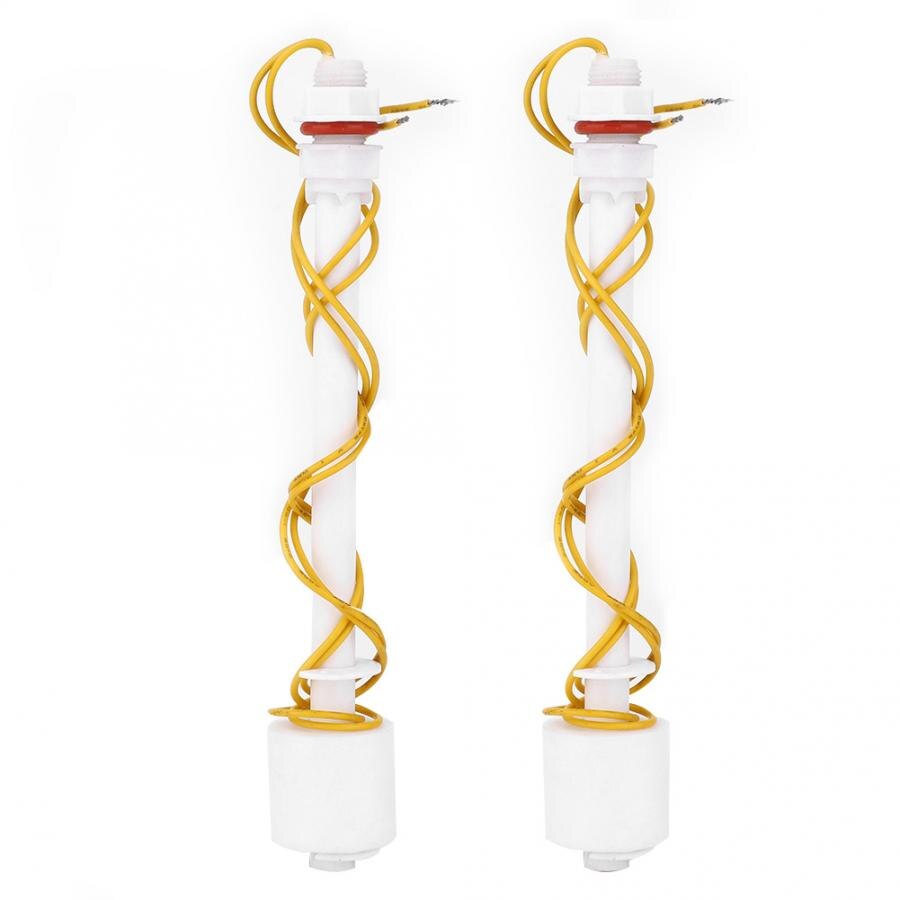 Flow Sensor 2pcs PP Plastic Float Switch Water Tank Pool Liquid Level Sensor Controller P13010 Float Switch