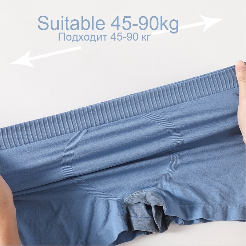 Solid Men's Boxer Briefs Comfortable Underwear Pants for Men One Size Panties Boxers Shorts Male Nylon Underpants Breathable