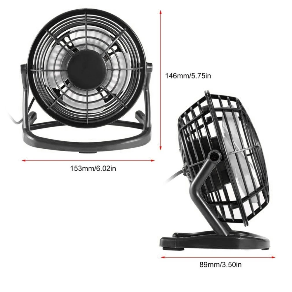 Summer Portable Desktop USB Fan DC 5V Mini Cooler Fans 180 Degree Rotatable Fan For Computer PC Laptop Notebook