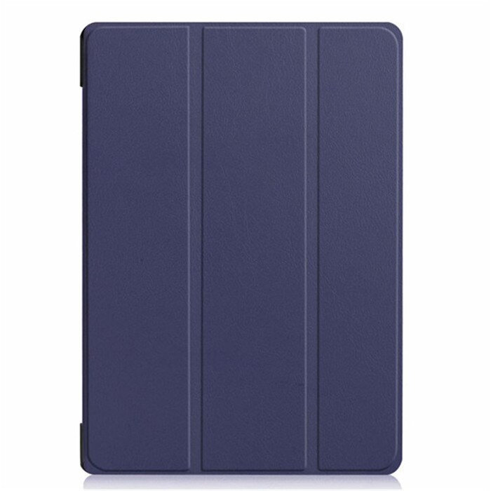 Painted leather 3 fold Magnetic cover case For Lenovo Tab E10 X104 Tablet released) for Lenovo Tab E 10 X104 tablet cover: ka si te-drak blue