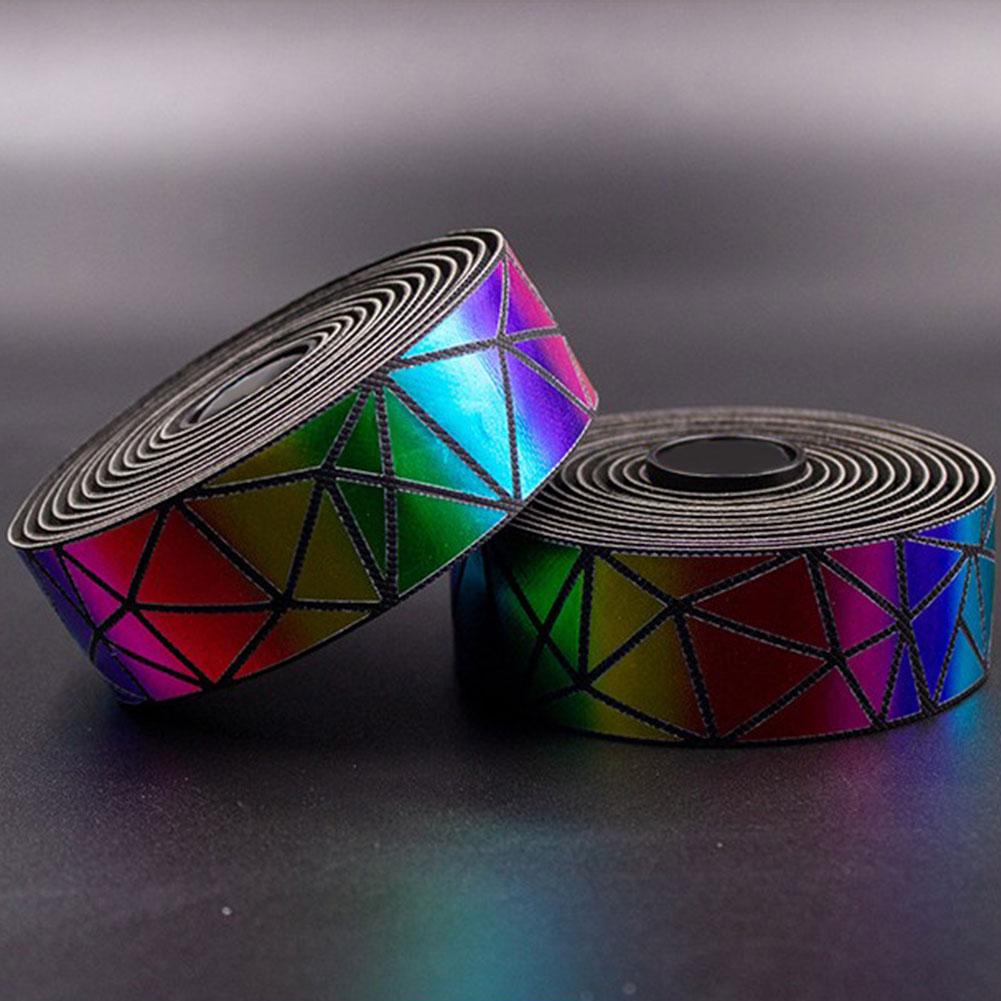 Fiets Anti-Slip Stuur Band Met Kleurverloop Fietsstuur Met Dode Snelheid Bandjes Fietsstuur Bescherming Riem