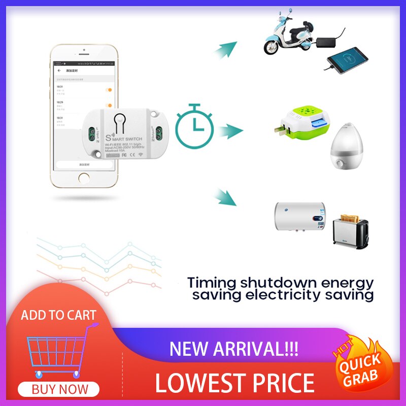 1/3/5st WiFi Smart Schakelaar Module - Tuya Universele Breker Timer - Smart Home Controle