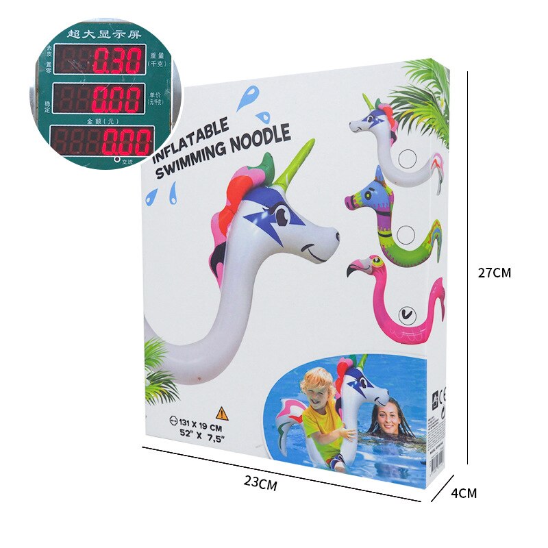 Nieuw Product Opblaasbare Zwemmen Stok 3D Dier Zwemmen Stok Kinderen Speelgoed Water Zwemmen Auxiliary Levert Water Speelgoed: Hippocampus boxed