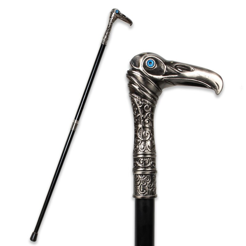 Eagle-Head Luxe Wandelstok Canes Voor Mannen Decoratieve Wandelstok Man Elegante Mode Vintage Hand Cane Wandelstok 90Cm