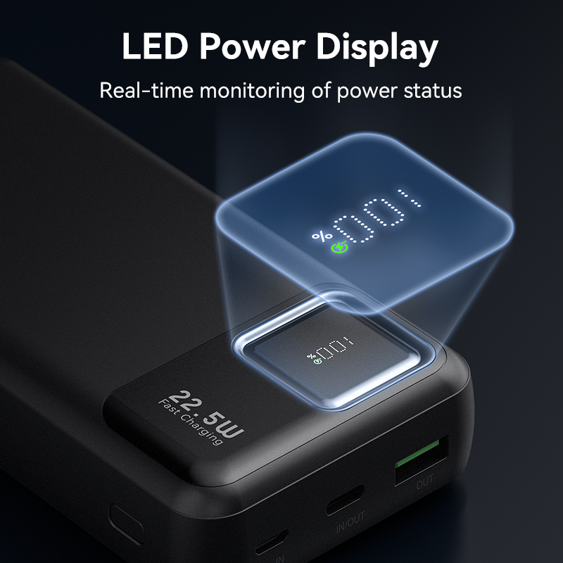 KUULAA 20000mAh banco de energía batería externa portátil 22,5 W cargador portátil de carga rápida para iPhone xiaomi redmi poco Powerbank